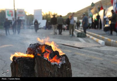 عبور زائران اربعین حسینی از مرز تمرچین