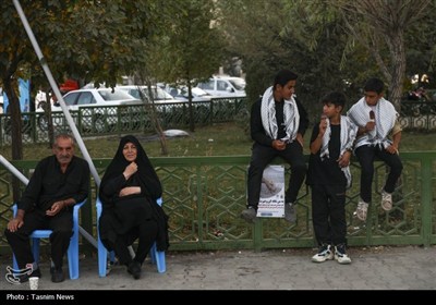 عبور زائران اربعین حسینی از مرز تمرچین