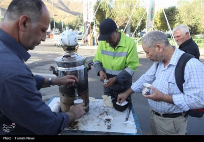 عبور زائران اربعین حسینی از مرز تمرچین