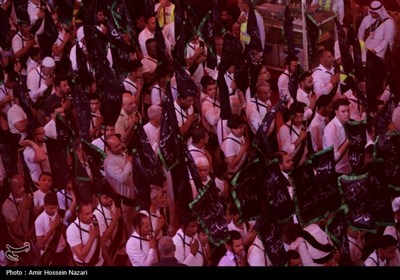 عزاداری موکب بنی عامر در بین‌الحرمین