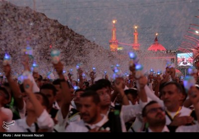 عزاداری موکب بنی عامر در بین‌الحرمین