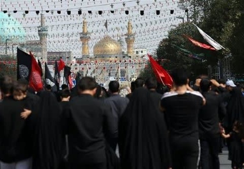 آغاز مراسم جاماندگان اربعین حسینی در مشهدالرضا(ع)