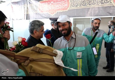 بازگشت پاکبانان اعزامی کاروان خدام الحسین به مشهد