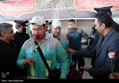 بازگشت پاکبانان اعزامی کاروان خدام الحسین به مشهد