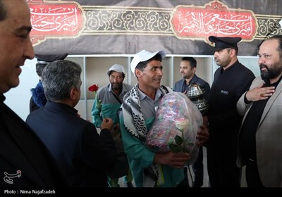 بازگشت پاکبانان اعزامی کاروان خدام الحسین به مشهد