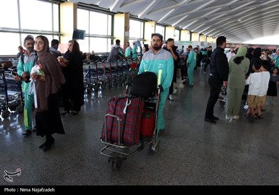بازگشت پاکبانان اعزامی کاروان خدام الحسین به مشهد