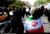 Pedestrians Commemorate Arbaeen in Iran