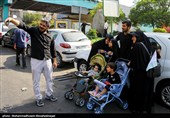 Pedestrians Commemorate Arbaeen in Iran