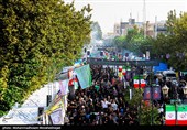 Pedestrians Commemorate Arbaeen in Iran