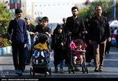 Pedestrians Commemorate Arbaeen in Iran