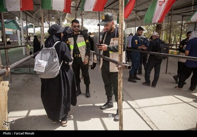 بازگشت زایران اربعین حسینی از مرز خسروی