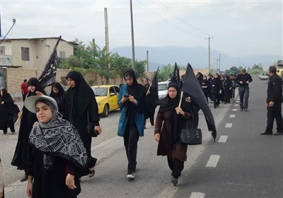 مسير،حضور،حركت،استان،اشاره،گرگان،گلستان،اربعين،حسيني