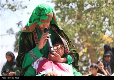 تعزیه‌خوانی اربعین در حرم بی‌بی حیات (س)