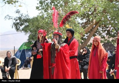 تعزیه‌خوانی اربعین در حرم بی‌بی حیات (س)