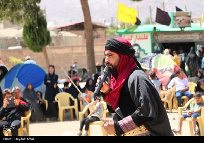تعزیه‌خوانی اربعین در حرم بی‌بی حیات (س)