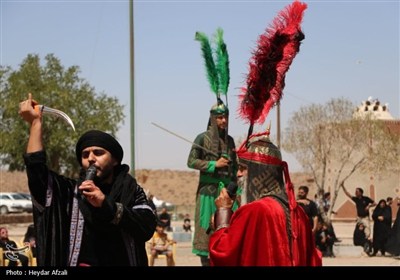 تعزیه‌خوانی اربعین در حرم بی‌بی حیات (س)