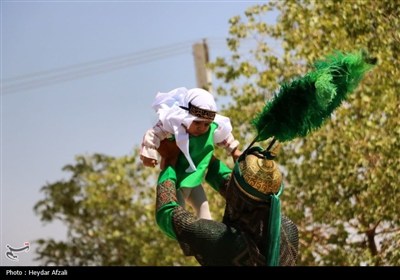 تعزیه‌خوانی اربعین در حرم بی‌بی حیات (س)