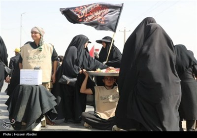 راهپیمایی دلدادگان اربعین حسینی در سرزمین آفتاب