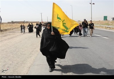 راهپیمایی دلدادگان اربعین حسینی در سرزمین آفتاب