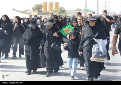راهپیمایی دلدادگان اربعین حسینی در سرزمین آفتاب