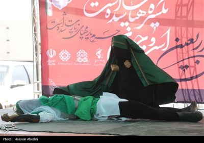 راهپیمایی دلدادگان اربعین حسینی در سرزمین آفتاب