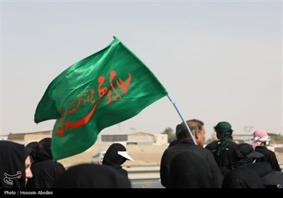راهپیمایی دلدادگان اربعین حسینی در سرزمین آفتاب