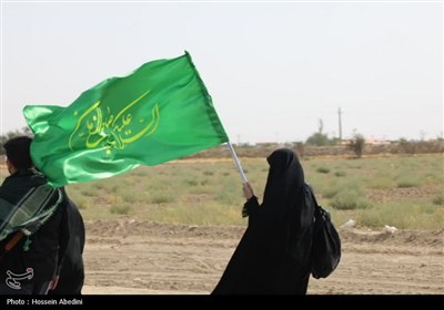 راهپیمایی دلدادگان اربعین حسینی در سرزمین آفتاب