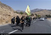 پیاده روی جاماندگان اربعین حسینی در خرم آباد