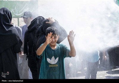 پیاده روی جاماندگان اربعین حسینی در خرم آباد