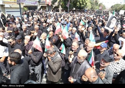 پیاده‌روی دلدادگان حسینی اربعین در قزوین