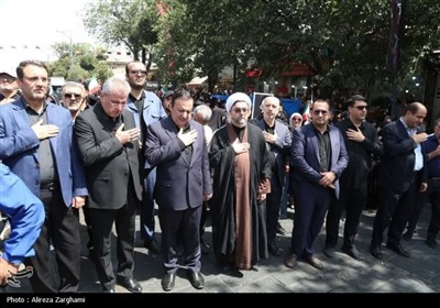 پیاده‌روی دلدادگان حسینی اربعین در قزوین