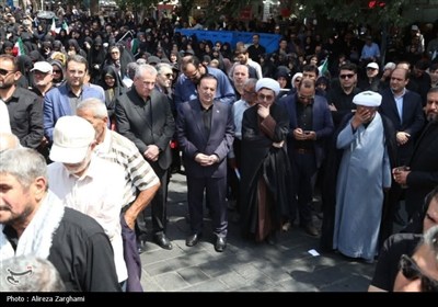 پیاده‌روی دلدادگان حسینی اربعین در قزوین