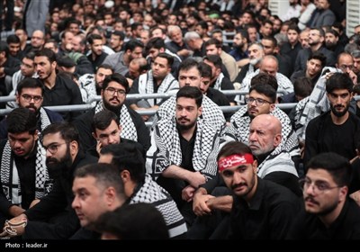مراسم عزاداری هیئتهای دانشجویی به مناسبت اربعین حسینی در حسینیه امام خمینی(ره)