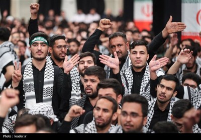 مراسم عزاداری هیئتهای دانشجویی به مناسبت اربعین حسینی در حسینیه امام خمینی(ره)