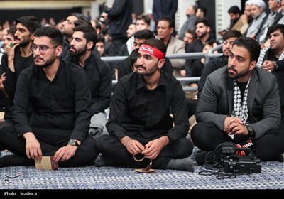 مراسم عزاداری هیئتهای دانشجویی به مناسبت اربعین حسینی در حسینیه امام خمینی(ره)