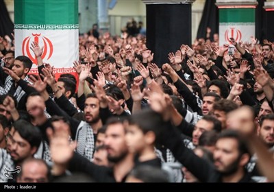 مراسم عزاداری هیئتهای دانشجویی به مناسبت اربعین حسینی در حسینیه امام خمینی(ره)