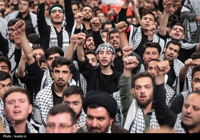 مراسم عزاداری هیئتهای دانشجویی به مناسبت اربعین حسینی در حسینیه امام خمینی(ره)