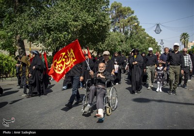راهپیمایی جاماندگان اربعین حسینی در شیراز