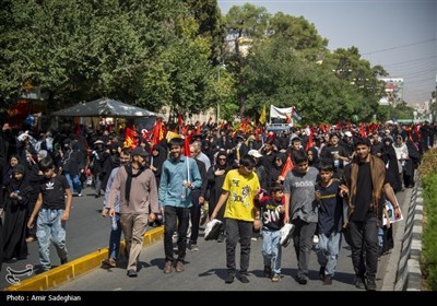 راهپیمایی جاماندگان اربعین حسینی در شیراز