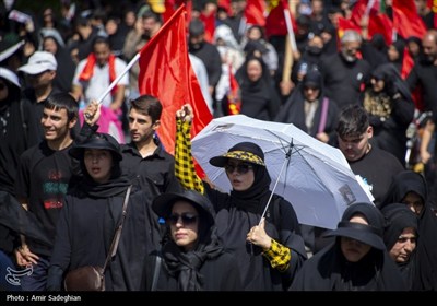راهپیمایی جاماندگان اربعین حسینی در شیراز