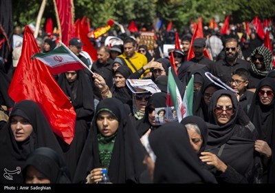 راهپیمایی جاماندگان اربعین حسینی در شیراز