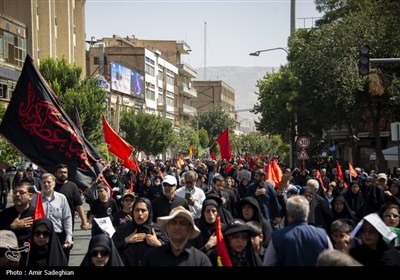 راهپیمایی جاماندگان اربعین حسینی در شیراز