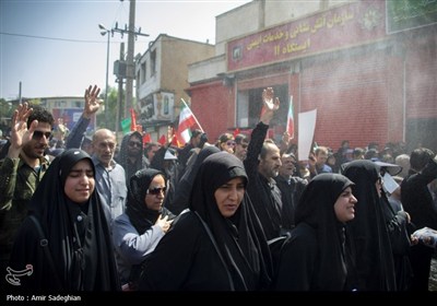 راهپیمایی جاماندگان اربعین حسینی در شیراز