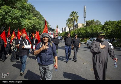 راهپیمایی جاماندگان اربعین حسینی در شیراز