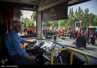 راهپیمایی جاماندگان اربعین حسینی در شیراز