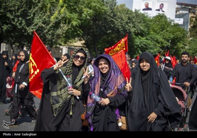 راهپیمایی جاماندگان اربعین حسینی در شیراز