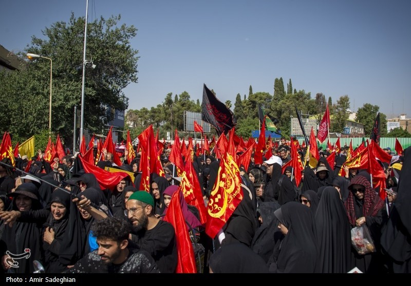 مراسم‌ عزاداری جاماندگان پیاده‌روی اربعین در تبریز برگزار شد
