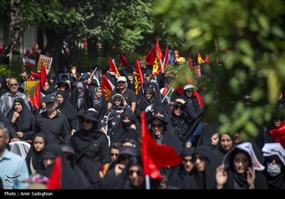 راهپیمایی جاماندگان اربعین حسینی در شیراز