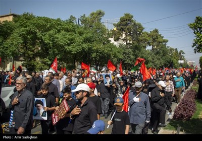 راهپیمایی جاماندگان اربعین حسینی در شیراز