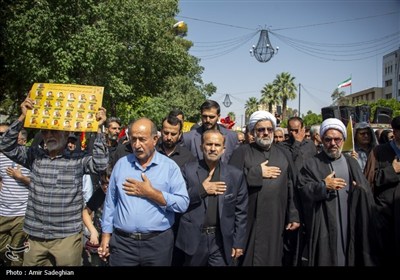 راهپیمایی جاماندگان اربعین حسینی در شیراز